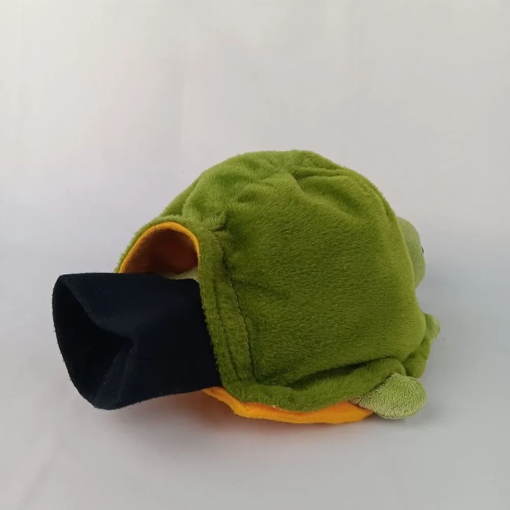 Beleduc Green Turtle Tortoise Hand Puppet Plush 10 inch Stuffed Animal Toy